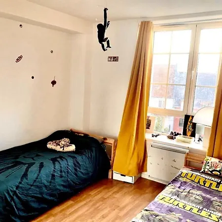 Penthouse En Duplex A 15min De Lille Apartament